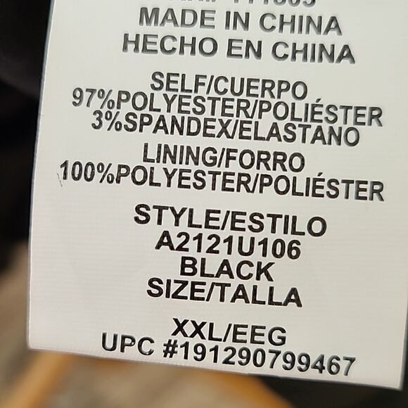 Lily Rose Black Sleeveless Dress with Buckle, Size XXL, NWT - Picture 7 of 7